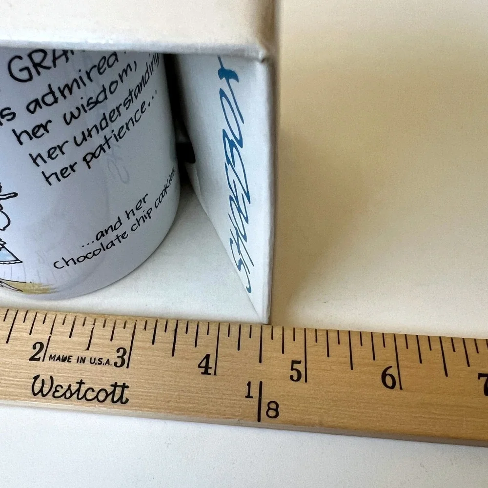 Hallmark Shoebox Greetings Grandma Cookies Mug NOS Gift Box Made in Thailand